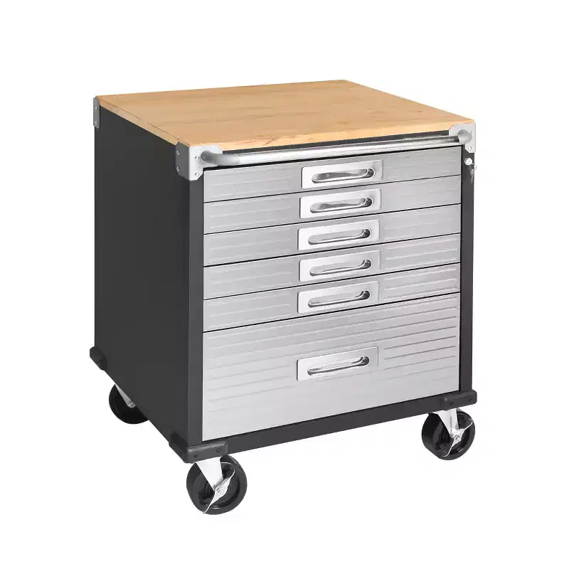 Seville Classics UltraHD 6-Soft Closing Drawer Cabinet, 28 x 25 x 34.5
