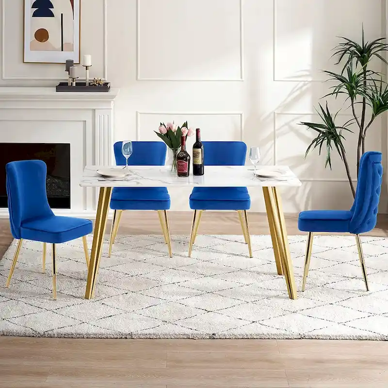 Tufted Button Back Room Chair Set of 2