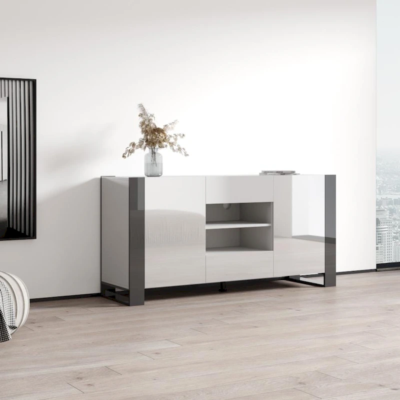 Woody Modern 64.5-inch Sideboard Buffet