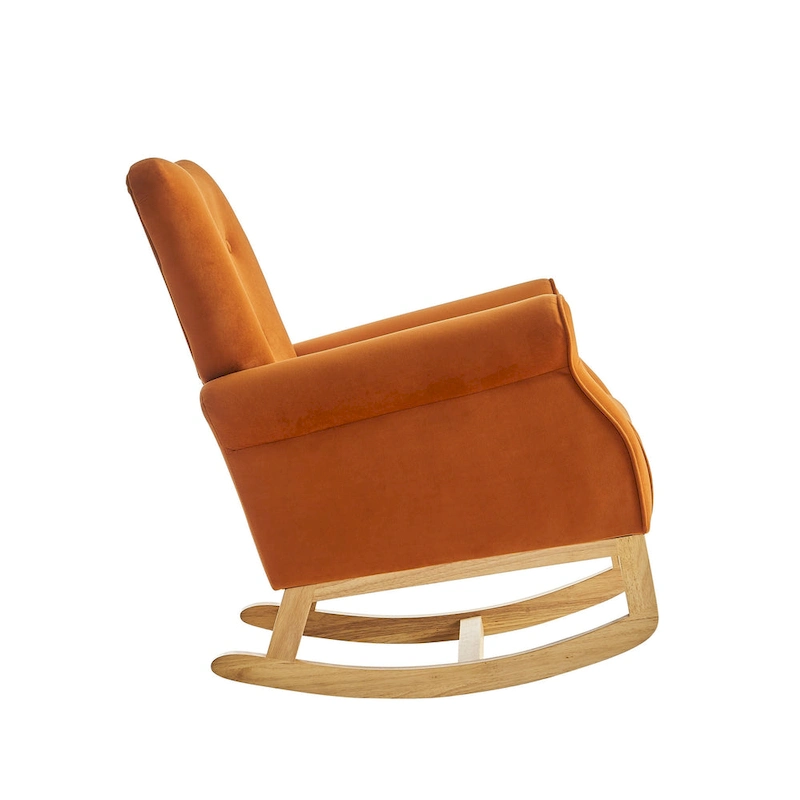 GEITIN High Back Rocking Chair with Tufted Back