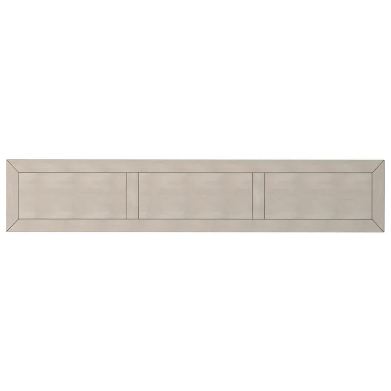 Rustic Entryway Console Table with Drawers and Bottom Shelf