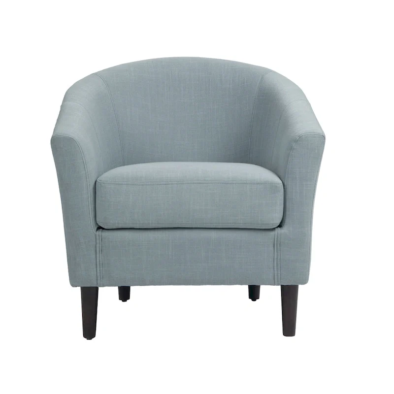 Modern Barrel Accent Chairs Cozy Armchair Club Chair