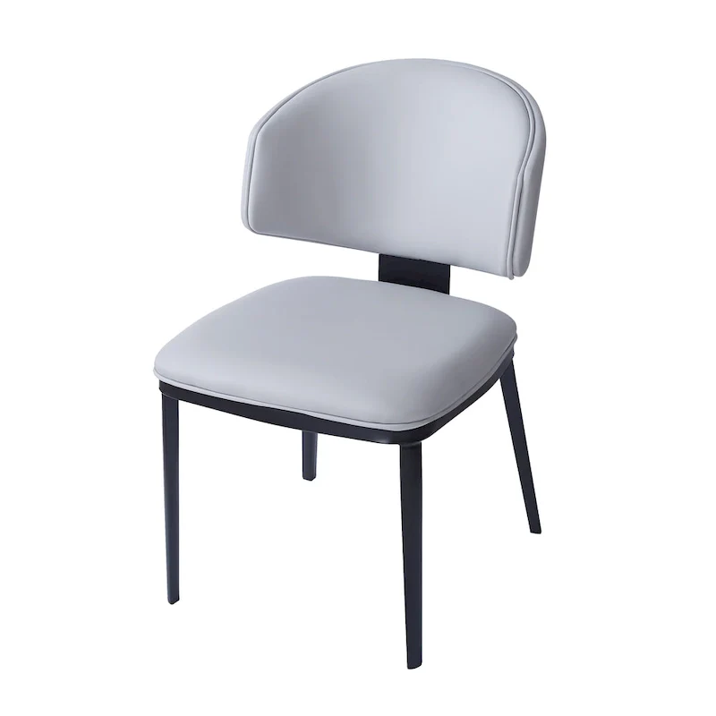 '- PU Leather Upholstered Dining Chairs