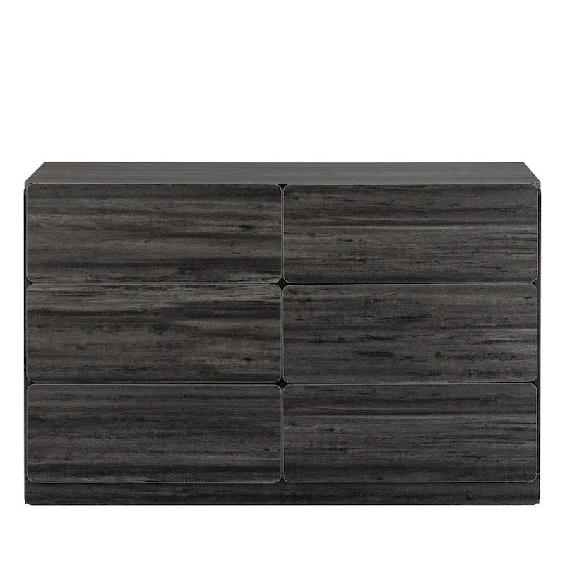 Wood Drawer Dresser Cabinet with Six Drawers