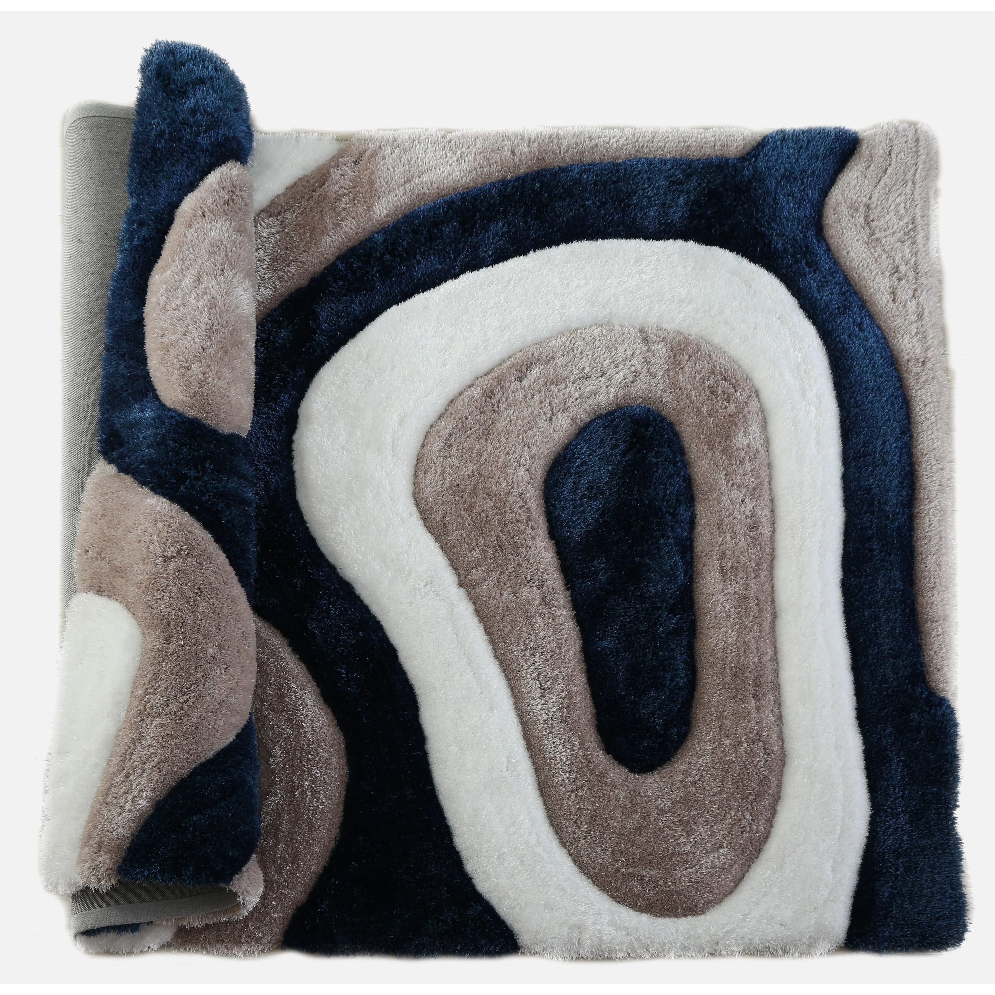 Mateos Shag Abstract Designed Area Rug