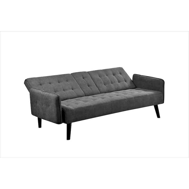 Hash Tufted Upholstered Futon Sleeper