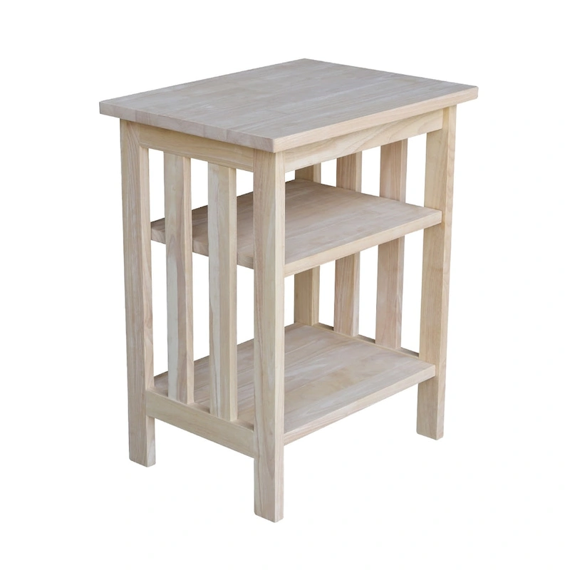 The Gray Barn Moonshine Natural Wood Printer Stand