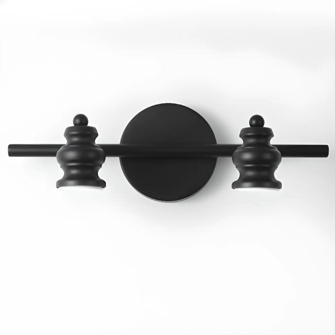 Large 4-Light Straight Metal Bathroom Vanity Lights