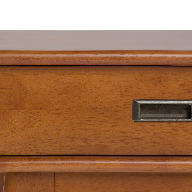 WYNDENHALL Tierney SOLID HARDWOOD 22 inch Wide Rectangle Mid Century Modern End Table - 22 W x 20 D x 22 H