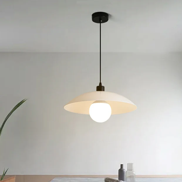 Modern White Glass Adjustable Dining Pendant Lighting