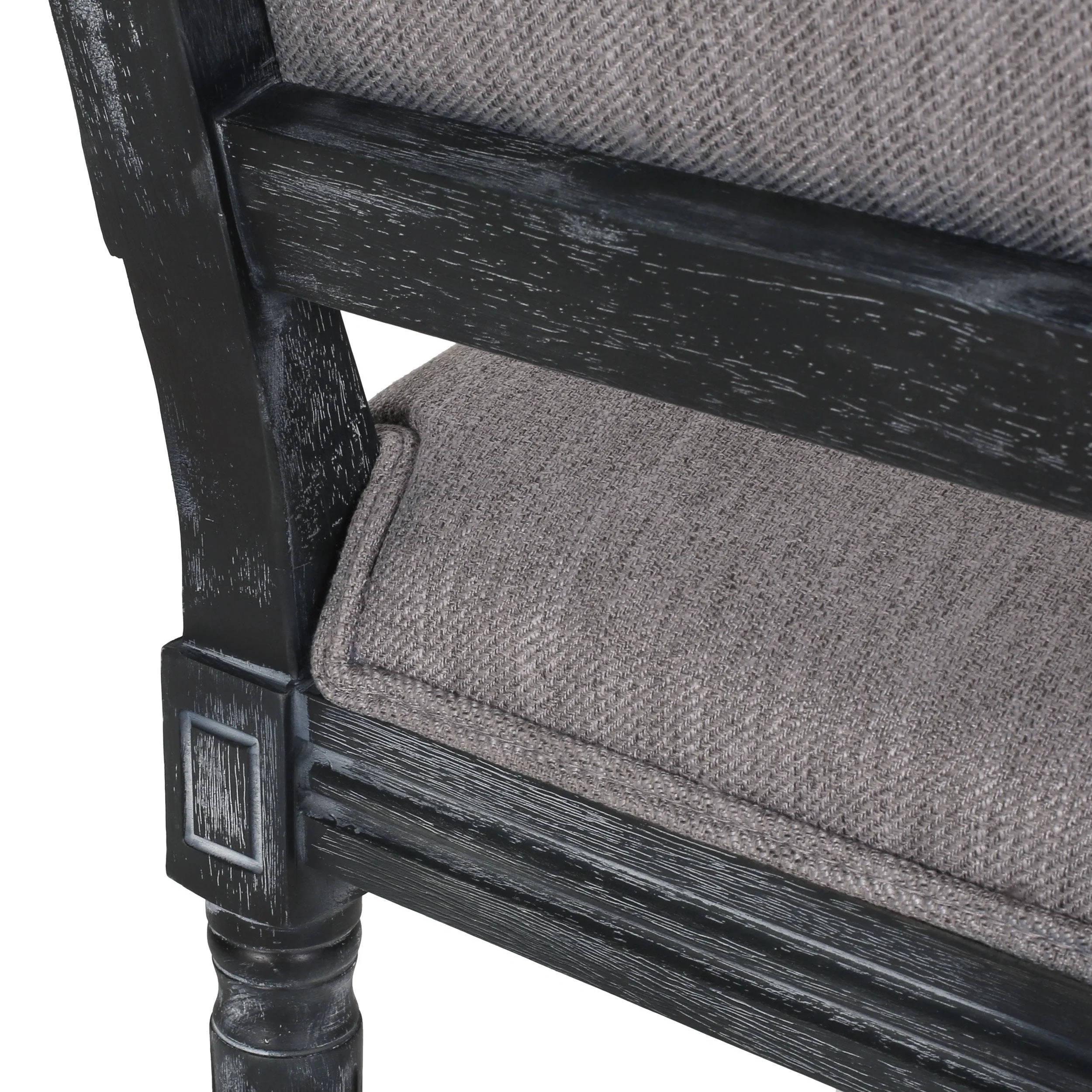 French Country Wood Upholstered Dining Chair (Set of 6) - NH955513