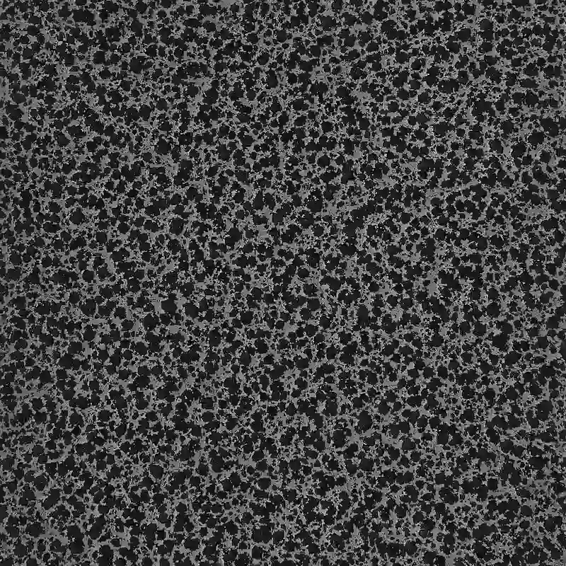 Retro Charcoal Black Metal Bed