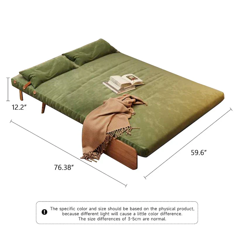 59.1 Modern Upholstered Sofa Bed