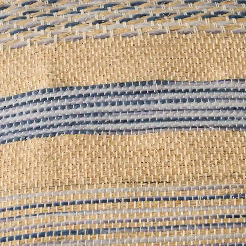 Caiman Handcrafted Boho Fabric Pouf by