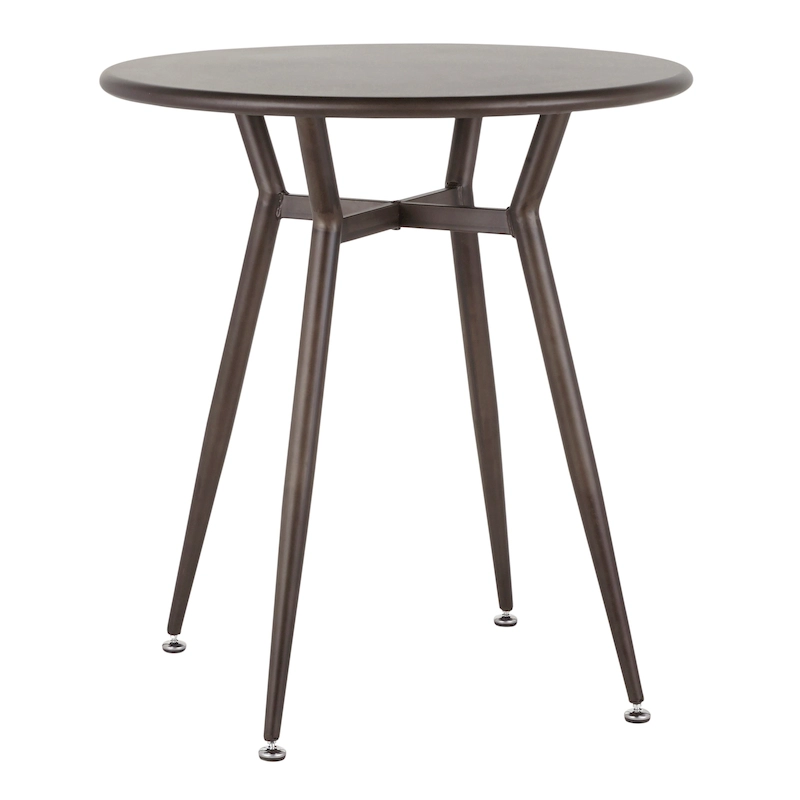 Carbon Loft Barton Industrial Round Dinette Table