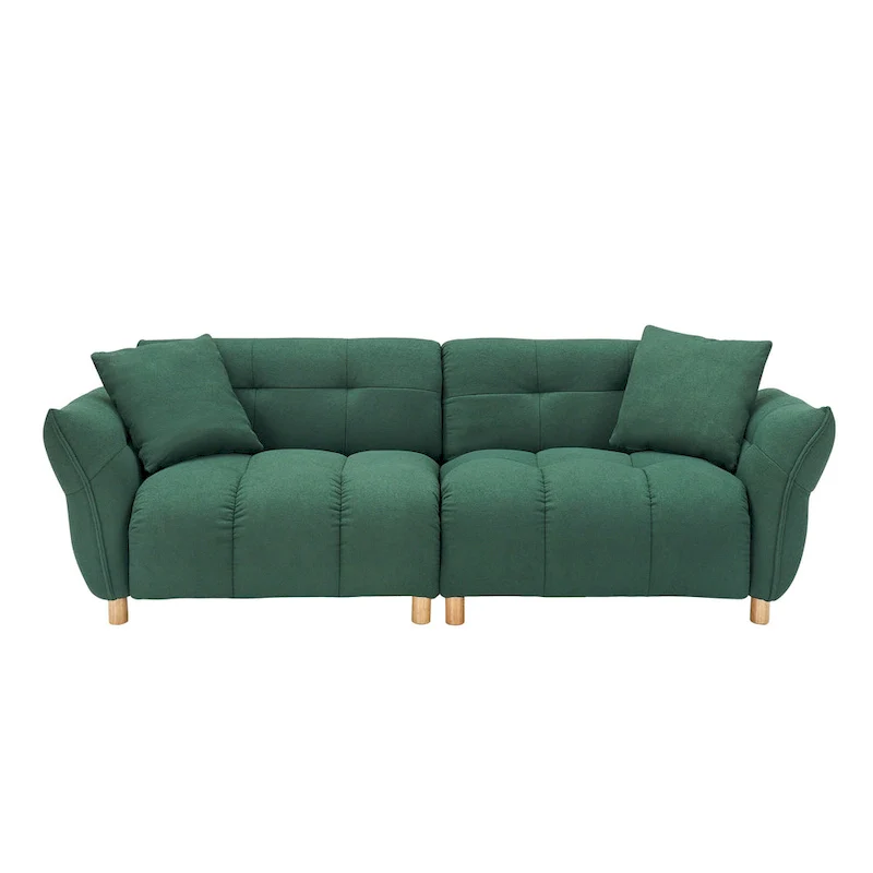 Upholstered 3-seater Sofa with Matching Pillows