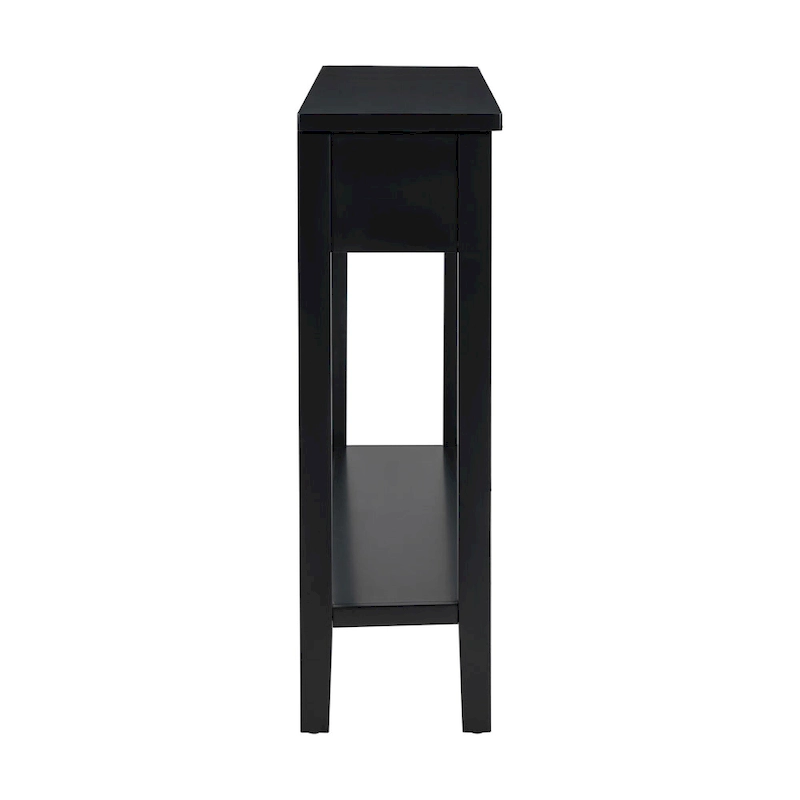 High-Quality Entryway Console Table with 4 Spacious Drawers & 1 Bottom Shelf