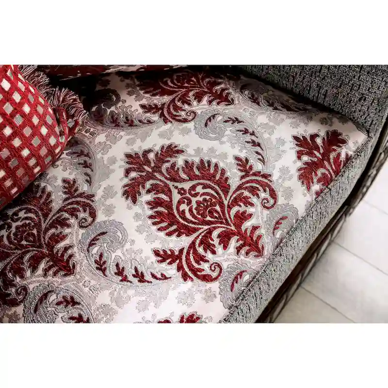 Mansuri Traditional Chenille Rolled Arms 2-Piece Sofa Set by Gracewood Hollow