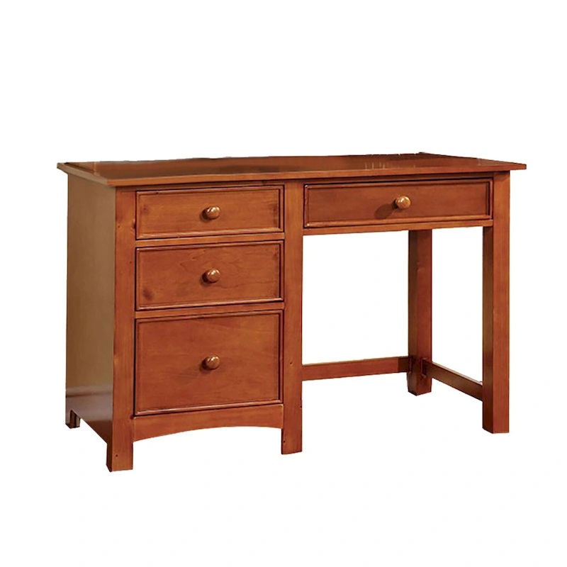 Wooden Desk with Four Drawers