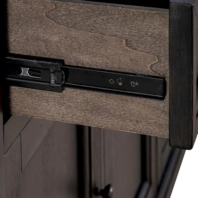 Americana Farmhouse Black Hall Buffet