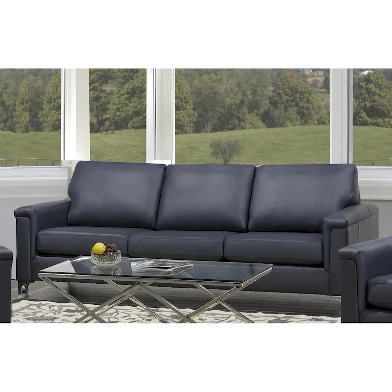 Lessa Modern Premium Top Grain Leather Sofa