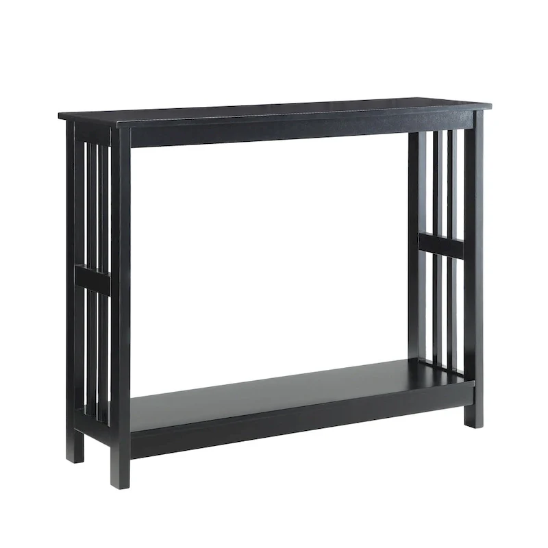 Mission Console Table with Shelf