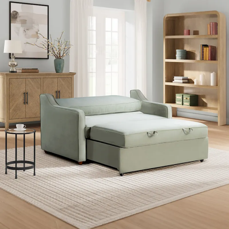 Serta Delaney Convertible Loveseat