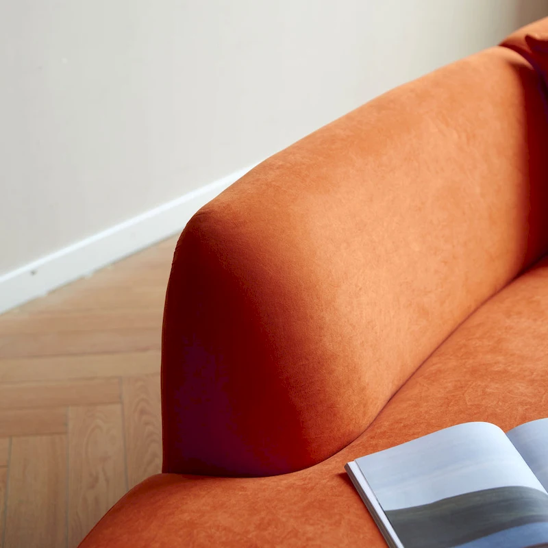 132.3 inch Large Half Moon Curved Sectional Sofa