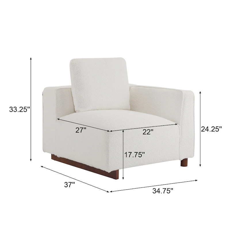 Christopher Knight Home 2 Seater Beige 74 Width Modular Sofa