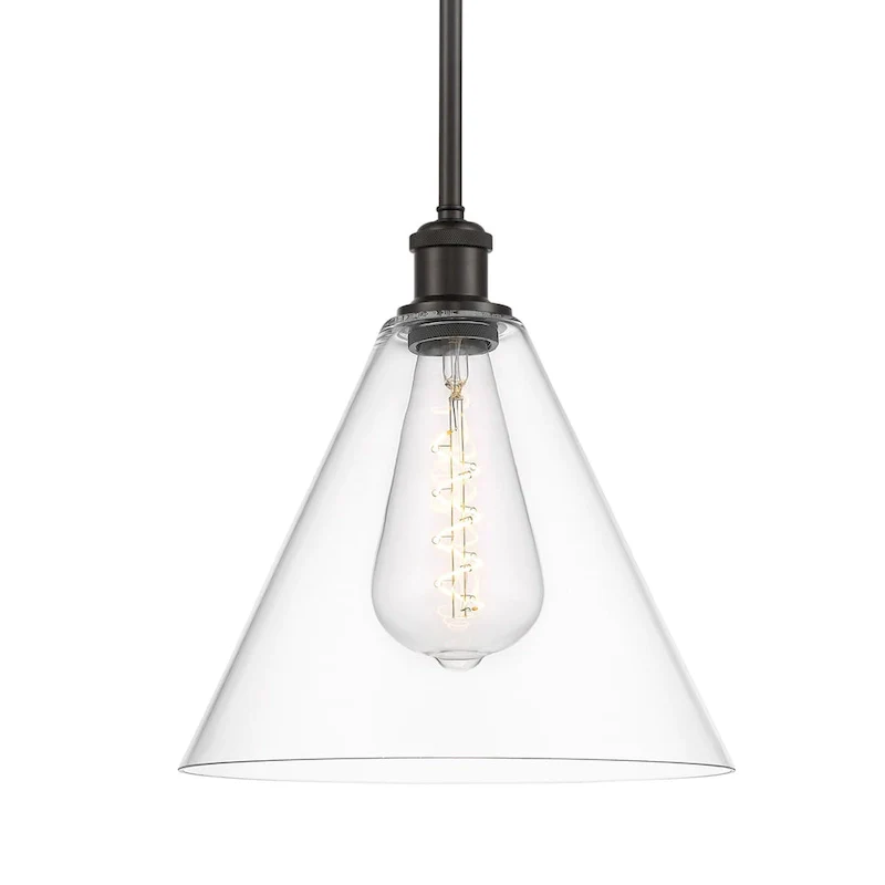 Innovations Lighting 516-1S-13-12 Berkshire Pendant Berkshire 12  Wide