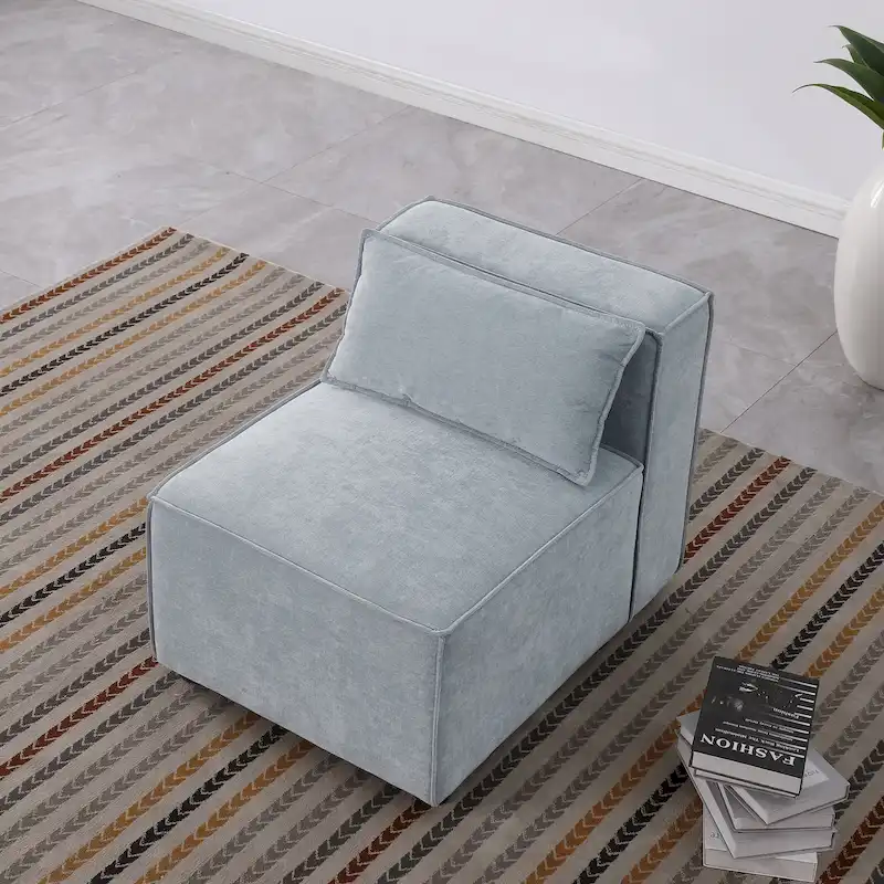 Free Combination Chenille Upholstered Modular Sectional Sofa