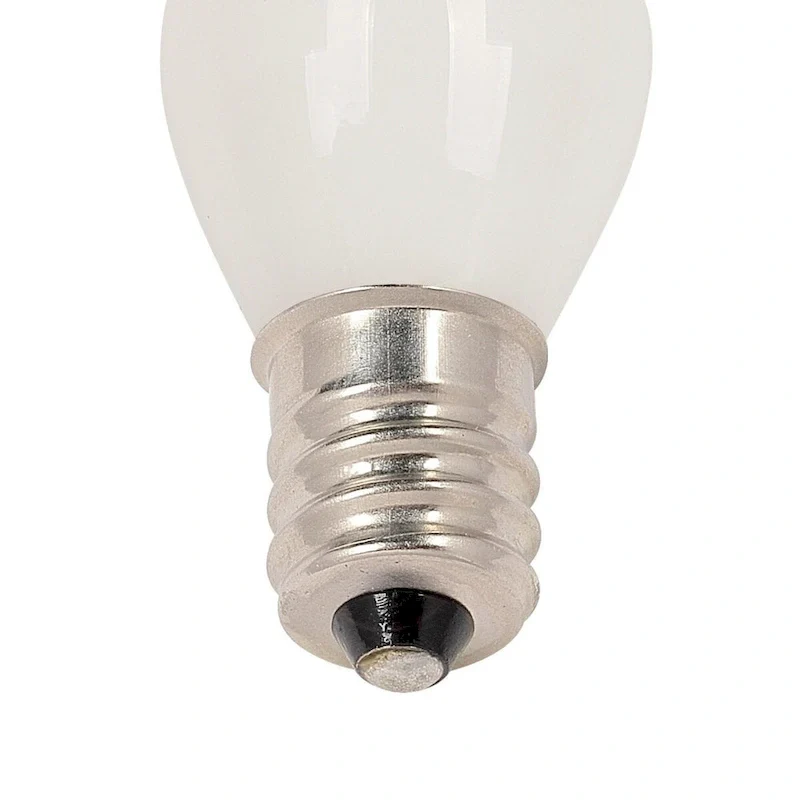 Westinghouse Lighting 0.6-Watt (7-Watt Equivalent) Clear C7 Filament LED Light Bulb, Candelabra Base, 2 Pack - 2-Pack