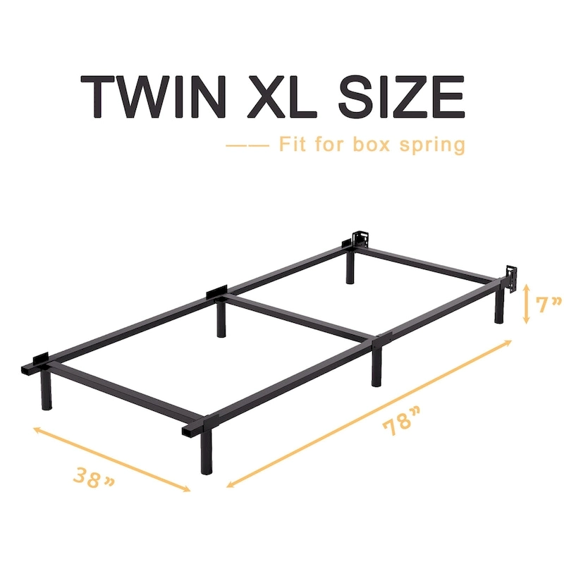 7 Inch Adjustable Steel Bed Frames Heavy Duty