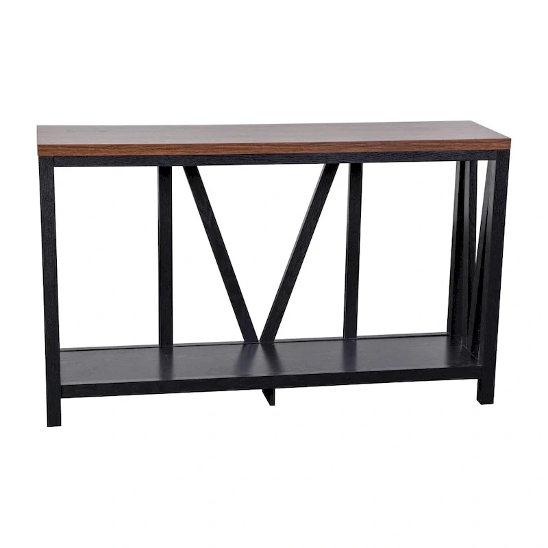 Farmhouse Style Rustic Entryway Console Table