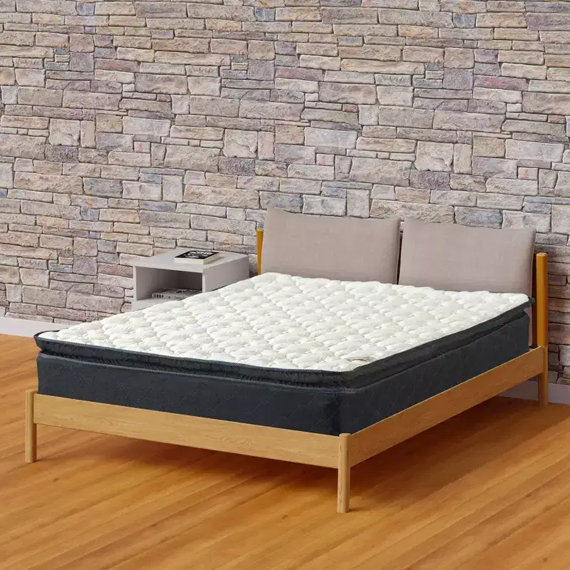 Continental Sleep, 9-Inch Medium Firm Pillow Top Memory Foam Hybrid Mattress, Compatible with Adjustable Bed