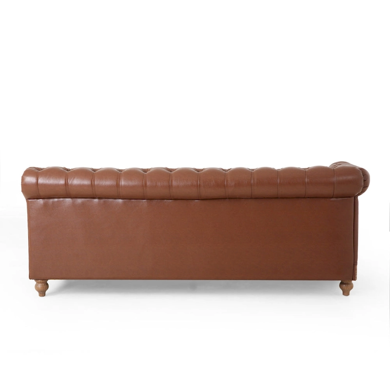 Castalia Chesterfield Tufted 7-seat Sectional Sofa by Christopher Knight Home - 114.00 L x 70.00 W x 31.50 H