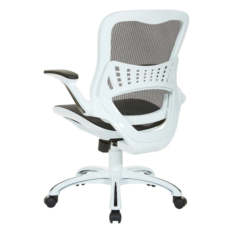 Riley Office Chair with White Mesh Seat and Back