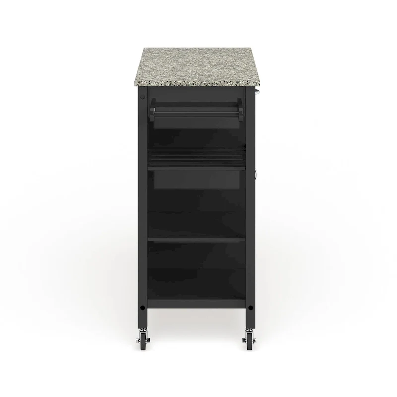 Ringsby Wooden 3-shelf Kitchen Cart