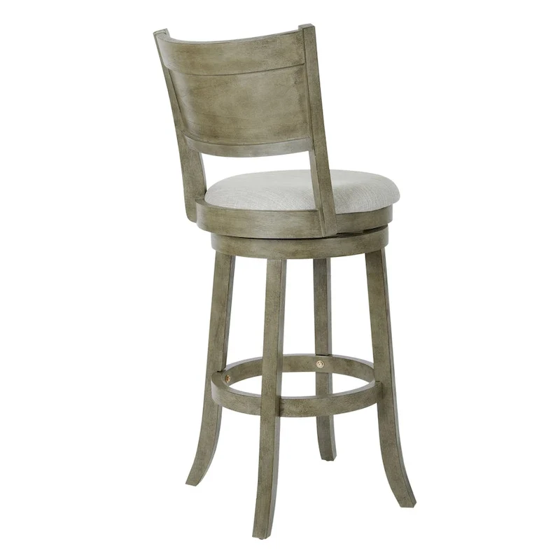 McNiven 30-inch Swivel Stool with Solid Back