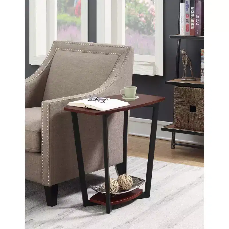 HomeStock Rectangle Metal Table Top End Table 1 -piece