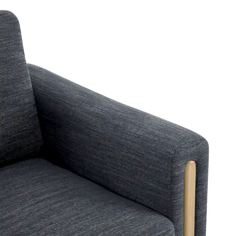 Christopher Knight Home - Harmonia Upholstered Armchair with Solid Wood Frame and Plush Cushioning