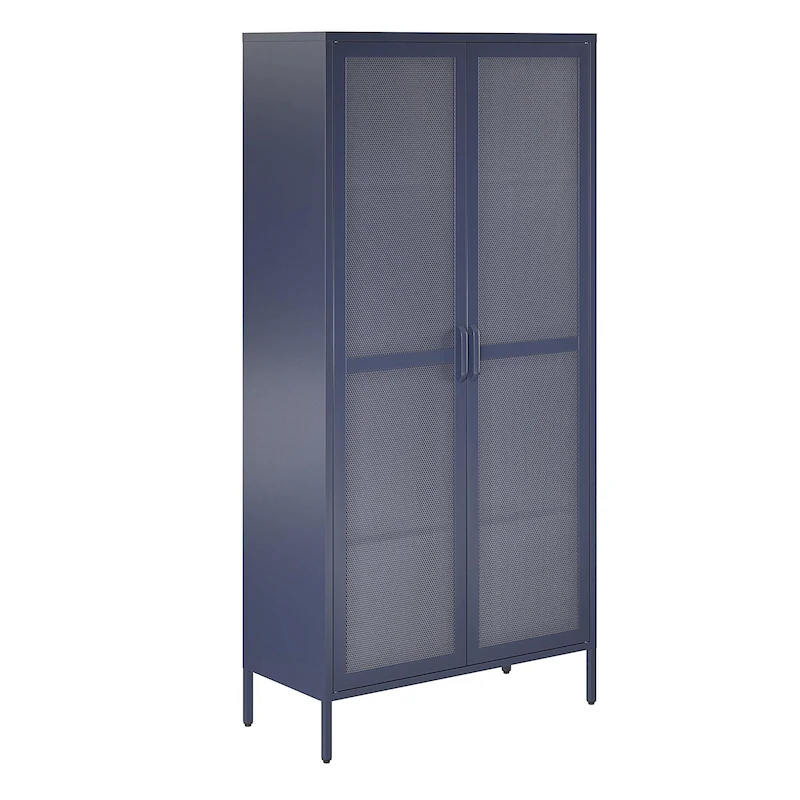 The Novogratz Channing Tall 2 Door Metal Storage Cabinet