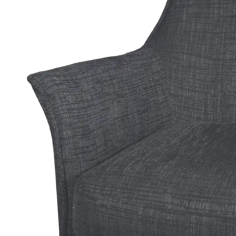 Aura Upholstered Swivel Chair by East at Main - 29.5x28.5x31