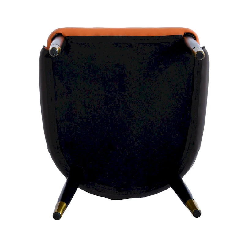 Set of 2 Modern Upholstered PU Leather Dining Chair