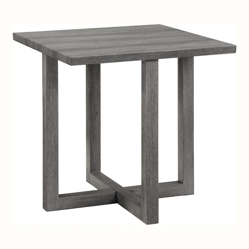 Donware Transitional Light Grey 24-inch Wood Side Table by Furniture of America