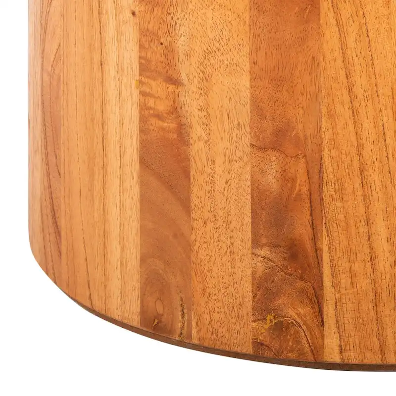 SAFAVIEH Lovey Round Pedestal Coffee Table - Natural. - 28Wx28Dx16H