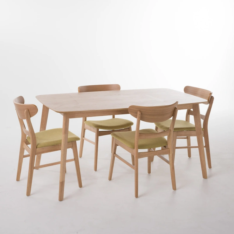 Bryner Mid-Century Modern 5 Piece Dining Set by Christopher Knight Home