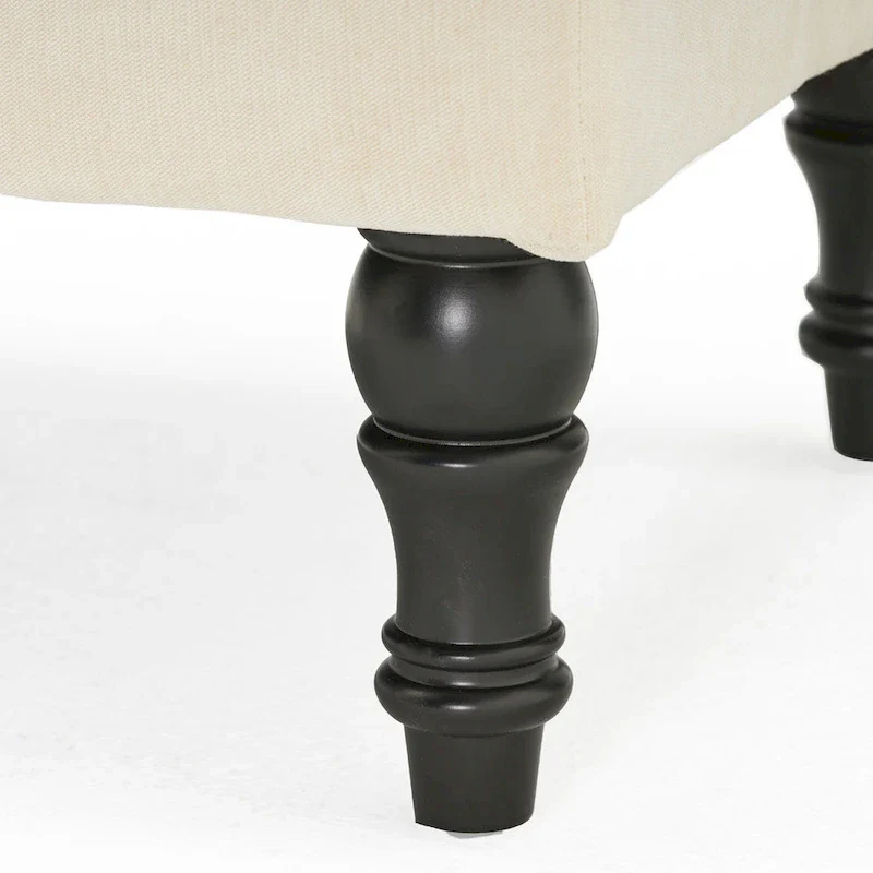 Jeremy Modern Tufted Fabric Pillow Top Ottoman by Christopher Knight Home