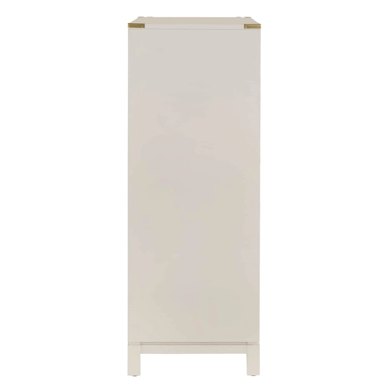 Kedric 5-Drawer Gold Accent Chest by iNSPIRE Q Bold