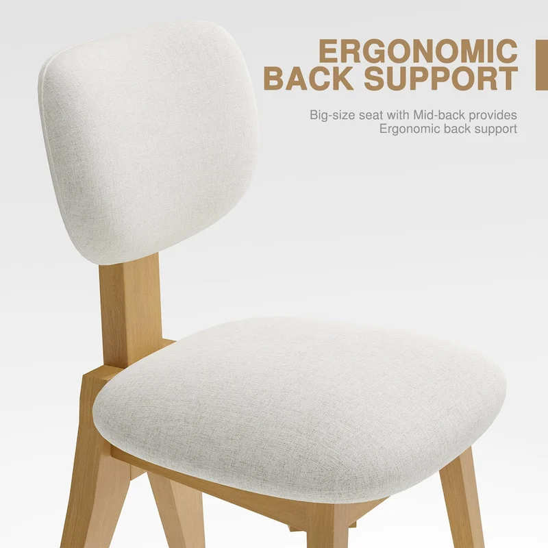 Solid Wood Dining Chairs(Set Of 2) - 21*19*33